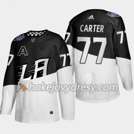 Pánské Hokejový Dres Los Angeles Kings Jeff Carter 77 Adidas 2020 Stadium Series Authentic